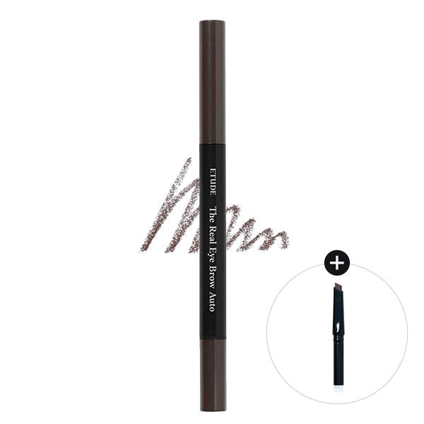 Crayon automatique pour sourcils The Real Eye 02 Gris Marron