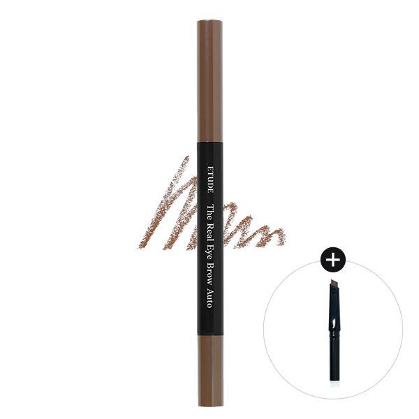 Crayon automatique pour sourcils The Real Eye 04 Peanut Brown